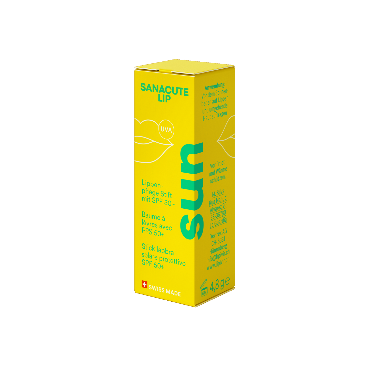lipivir® LIP Sun - Lip balm stick with SPF 50+